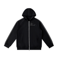 Raglan Sleeve Zip Hoodie