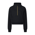 Cropped Half-Zip Sweatshirt